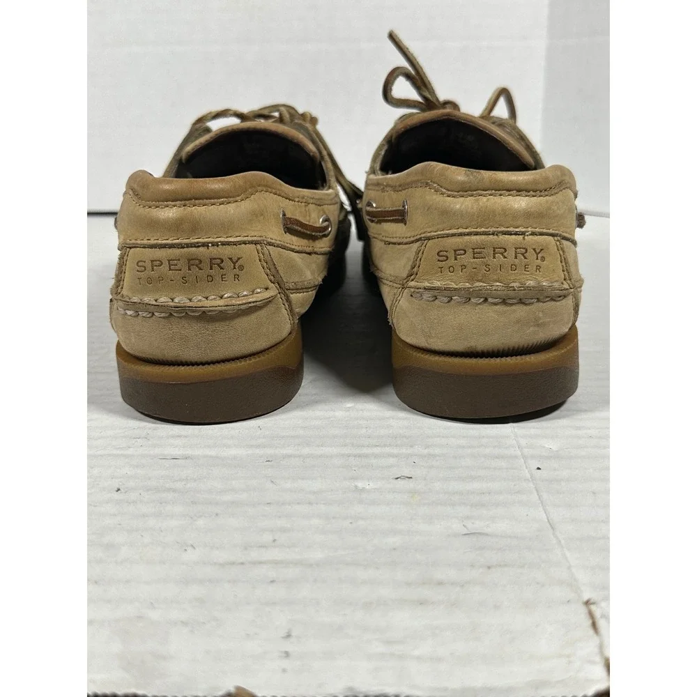 Sperry Top-Sider Mens 10.5M Tan Leather Boat Shoes Loafers 0764043